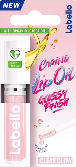 Labello Caring Lip Oil Clear Glow - 5.5 Ml -Cosmeticawinkel 550x1200 1
