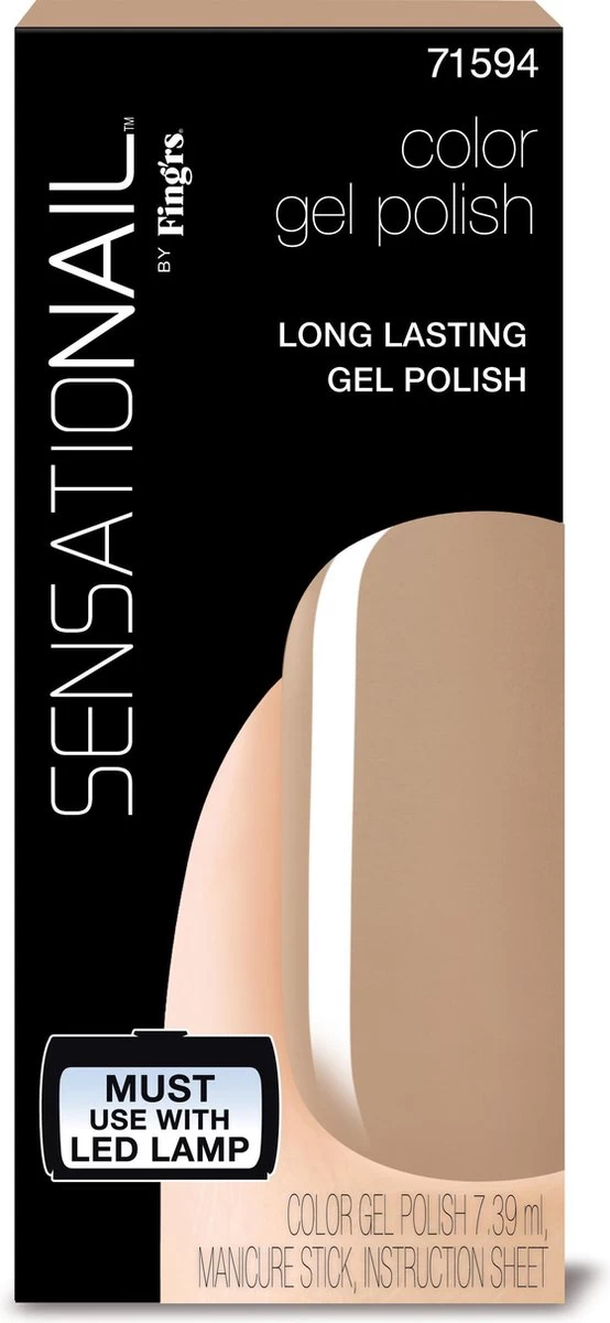 SensatioNail Gel Polish Taupe Tulips - Gel Nagellak - Crème 3 SensatioNail Gel Polish Taupe Tulips - Gel Nagellak - Crème