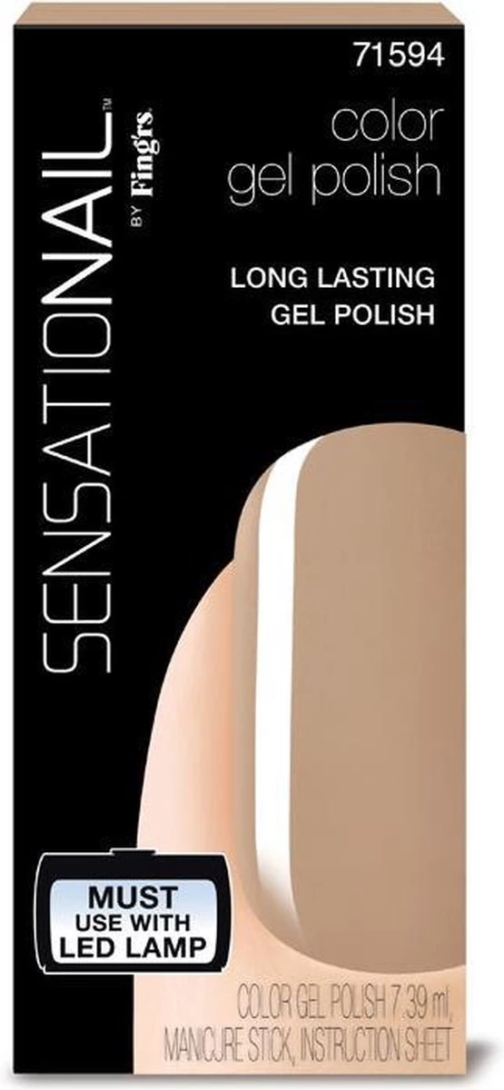 SensatioNail Gel Polish Taupe Tulips - Gel Nagellak - Crème 6 SensatioNail Gel Polish Taupe Tulips - Gel Nagellak - Crème - Afbeelding 4