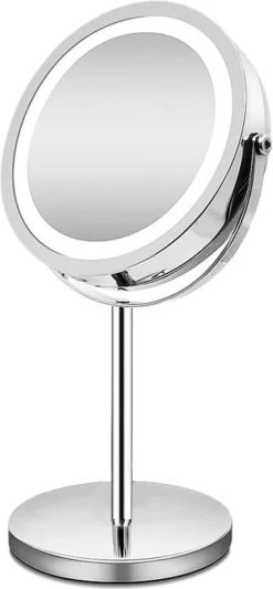 A&K Make Up Spiegel Met Ringverlichting | LED Verlichting | Scheerspiegel - Zilver 16 A&K Make Up Spiegel Met Ringverlichting | LED Verlichting | Scheerspiegel - Zilver -Cosmeticawinkel 556x1200 2