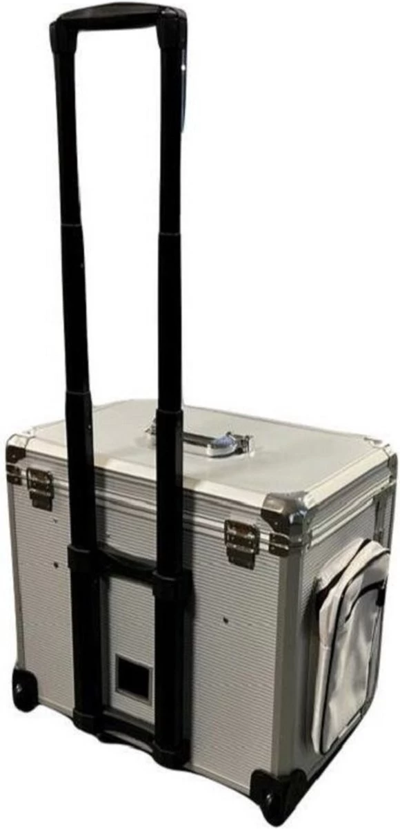 Pedicure Koffer / Trolley - Professional Pedicure Cas- Zilver Streepmotief 6 Pedicure Koffer / Trolley - Professional Pedicure Cas- Zilver Streepmotief - Afbeelding 4