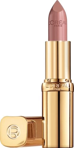 L’Oréal Paris Make-Up Designer Color Riche Satin Lipstick - 231 Sepia Silk - Nude - Verzorgende Lippenstift Met Arganolie Voor Een Comfortabel Gevoel - 4,54 Gr -Cosmeticawinkel 600x1200