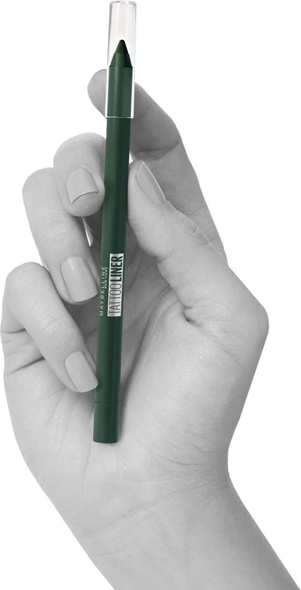 Maybelline Tattoo Liner Gel Pencil - 922 Intense Green - Groen - Waterproof Oogpotlood 9 Maybelline Tattoo Liner Gel Pencil - 922 Intense Green - Groen - Waterproof Oogpotlood - Afbeelding 7