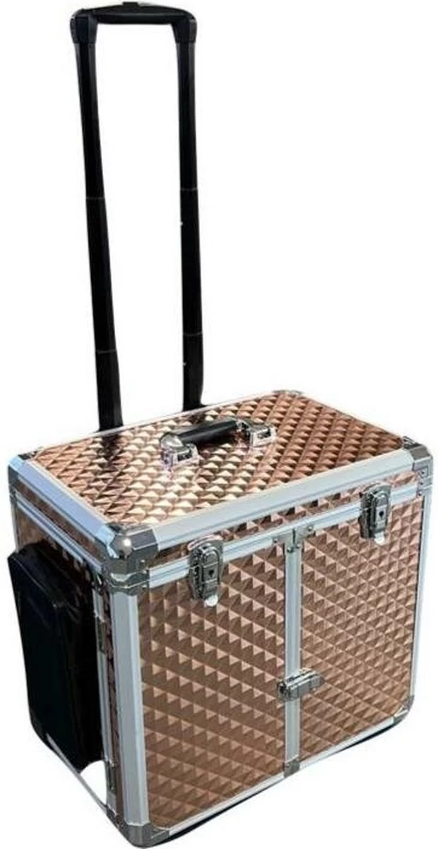 Pedicure Koffer/trolley - Professional Pedicure Case - Rose Gold Disco 4 Pedicure Koffer/trolley - Professional Pedicure Case - Rose Gold Disco - Afbeelding 2