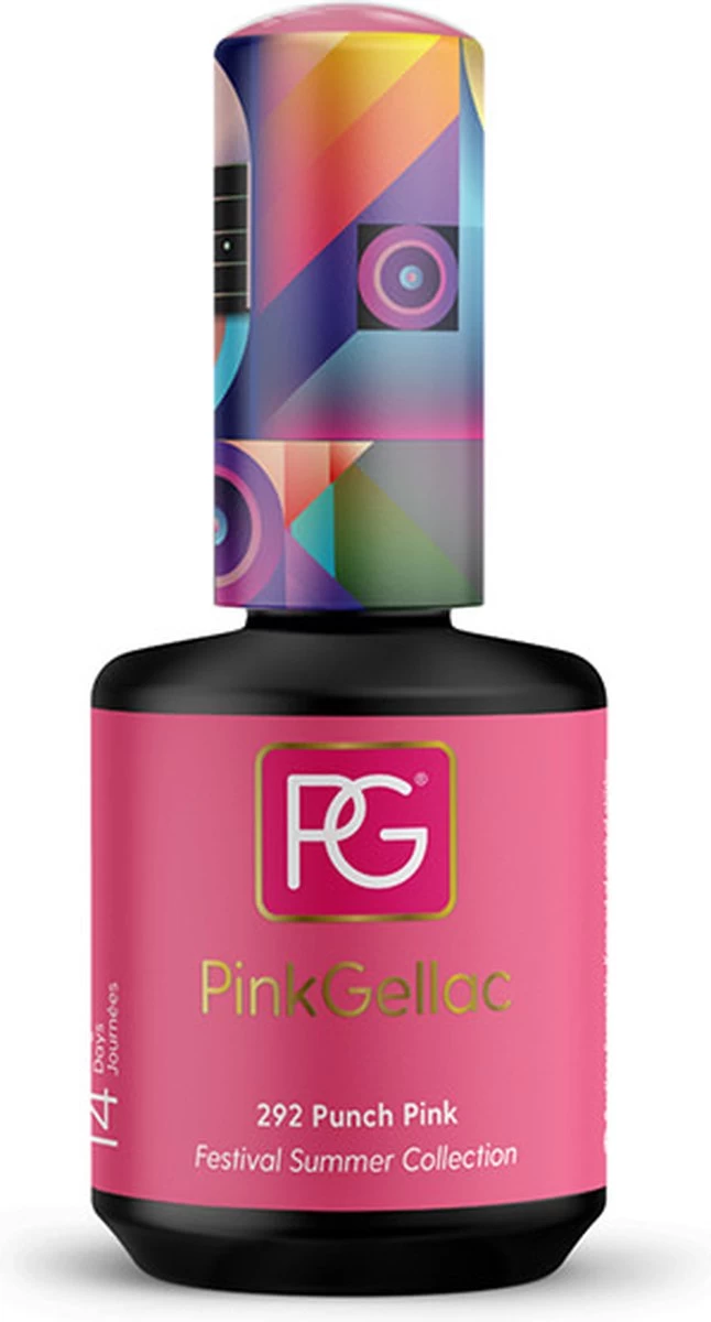 Pink Gellac - Punch Pink - Gellak - Vegan - Roze - Glanzend - 15ml 8 Pink Gellac - Punch Pink - Gellak - Vegan - Roze - Glanzend - 15ml - Afbeelding 6