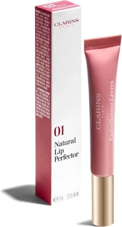 Clarins Instant Light Natural Lip Perfector - 01 Rose Shimmer - Lipgloss - 12 Ml -Cosmeticawinkel 647x1200