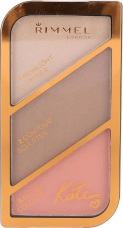 Rimmel London Kate Sculpting Palette Gezichtspoeder - Coral Glow -Cosmeticawinkel 650x1200 3
