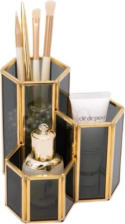 Kwastenhouder Kenza | Make-up Organizer | Kwastenhouder | Cosmetica Opbergdoos | Kwasten Houder | Kwasten Opbergen | Houder Voor Make-up Kwasten | Kwasten Organizer | Brushes Holder | Beautybox | Cosmetica Organizer | Pennenbakje | Houder -Cosmeticawinkel 667x1200 2