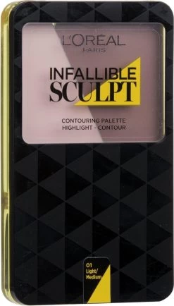 L'Oréal Paris Infallible Sculpt Contouring Palette - 100 Light -Cosmeticawinkel 683x1200