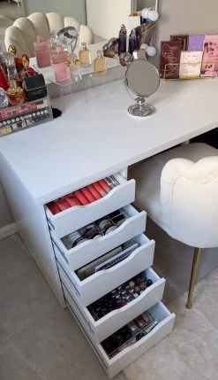 Jumanah® Collections - "Sorted" Large Lip Set - Make Up Organizer - Ladeverdeler - Lade Organizer - Transparant - Acryl - Kunststof - Ikea Alex 5 Ladeblok -Cosmeticawinkel 691x1200 4