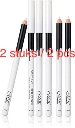 Witte Soft Eyeliner - 2 Stuks - Zachte Eyeliner - White Eyeliner - 2 Pieces - -Cosmeticawinkel 707x1200 3