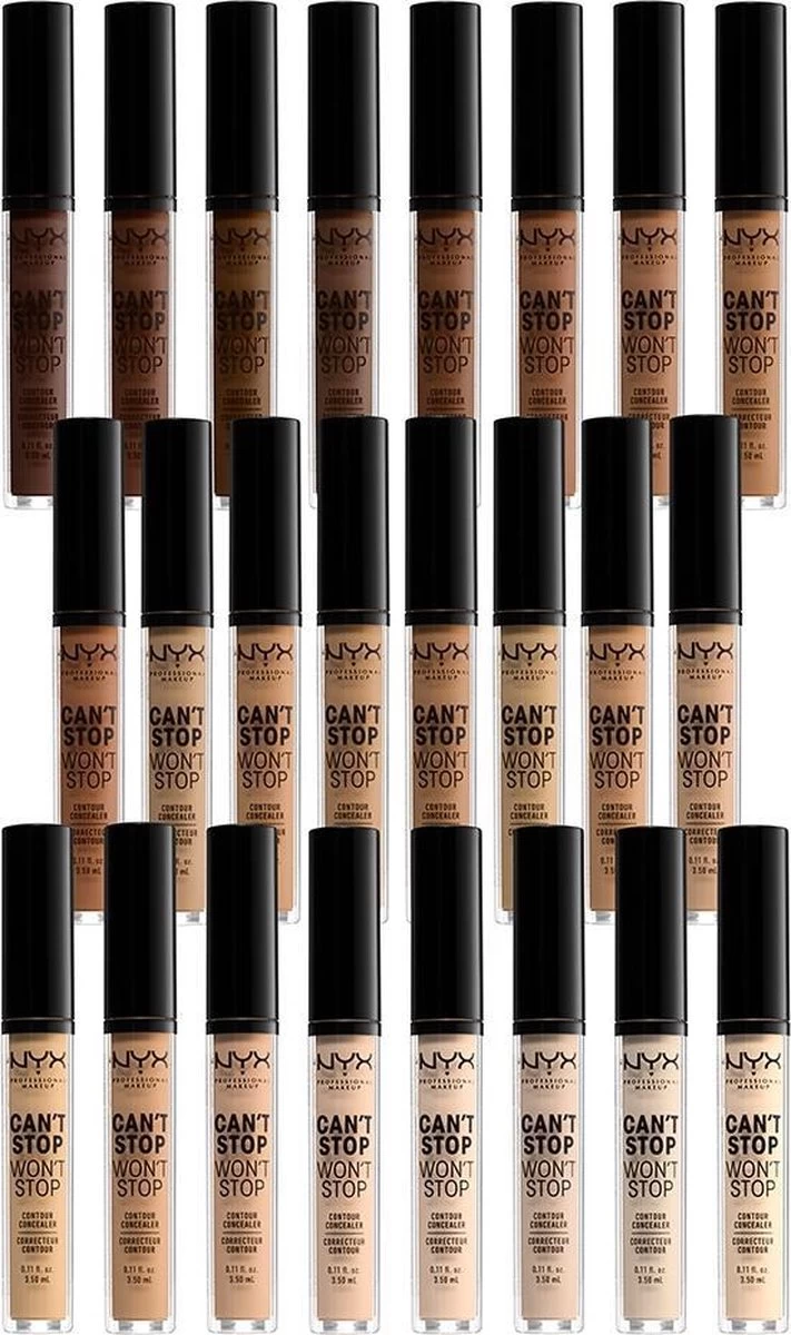NYX Professional Makeup - Can't Stop Won't Stop Concealer - Beige 7 NYX Professional Makeup - Can't Stop Won't Stop Concealer - Beige - Afbeelding 5