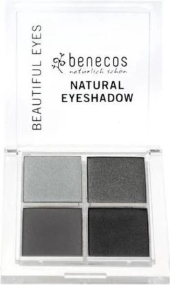 Benecos Vegan Oogschaduw Quattro - Smokey Eyes -Cosmeticawinkel 717x1200 2