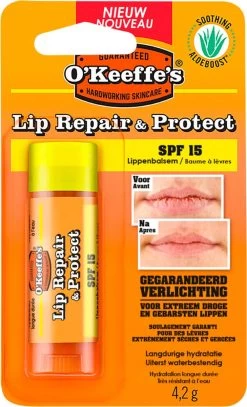 O'Keeffe's - Liprepair & Protect - SPF15 - 4,2 Gram -Cosmeticawinkel 729x1200