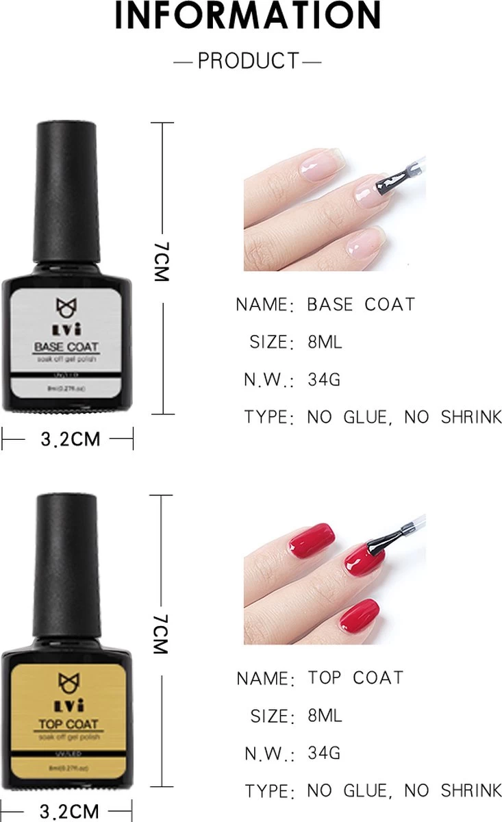 Elvi Polygel Nagels Kit - 6x15 Perfecte Polygel Kleuren Voor De Feestdagen- Nagelverlenging - Polyacryl UV Nagellak-Quick Extension Set- Polygel Color Changing Red-Pink-Polygel Starterspakket- UV Base & Top Coat-Slip Solution-100 Nagel Tips- 11 Elvi Polygel Nagels Kit - 6x15 Perfecte Polygel Kleuren Voor De Feestdagen- Nagelverlenging - Polyacryl UV Nagellak-Quick Extension Set- Polygel Color Changing Red-Pink-Polygel Starterspakket- UV Base & Top Coat-Slip Solution-100 Nagel Tips- - Afbeelding 9