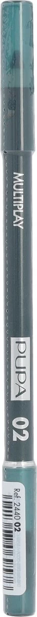 Pupa Milano Multiplay Oogpotlood - 02 Electric Green 4 Pupa Milano Multiplay Oogpotlood - 02 Electric Green - Afbeelding 2
