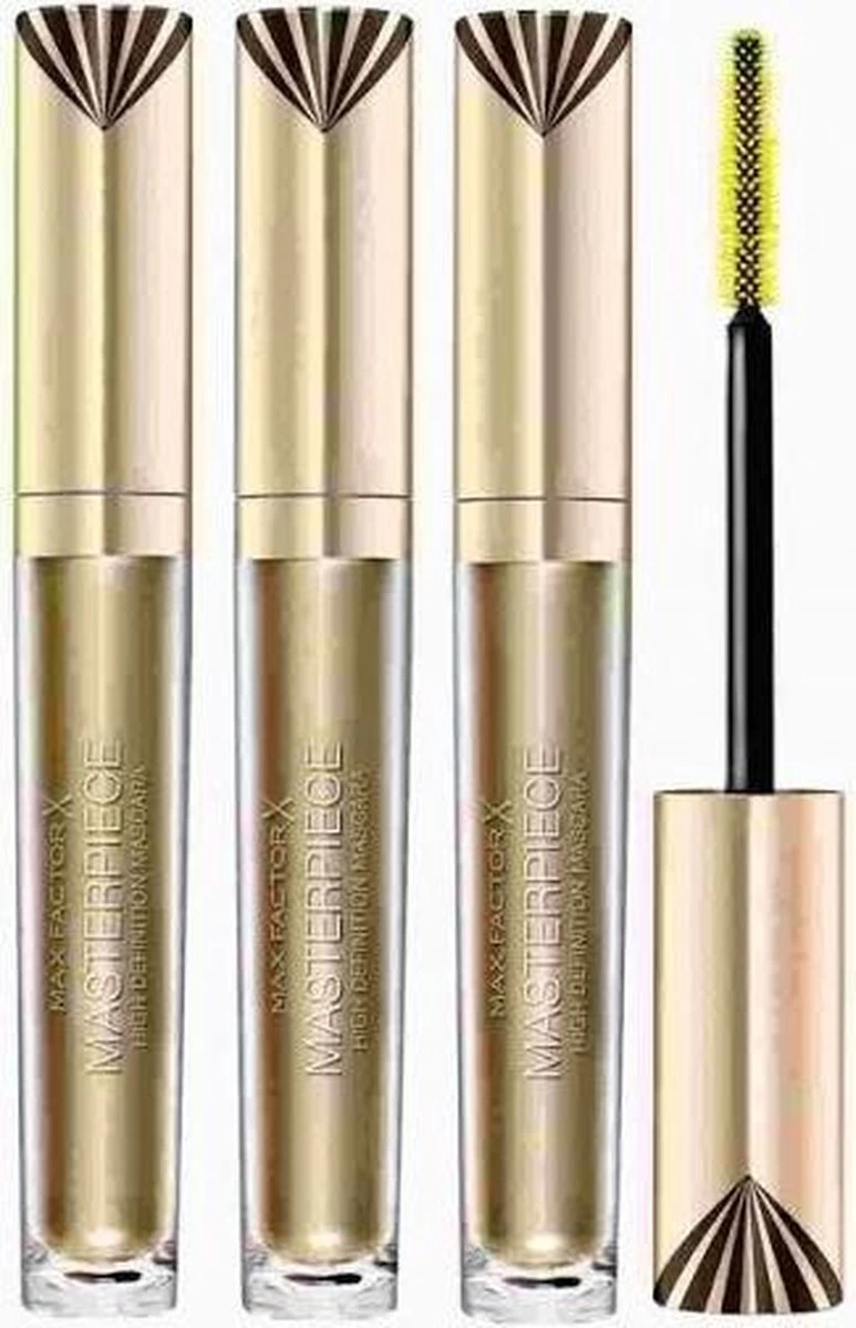 Max Factor Masterpiece Rich Black Mascara - Voordeelverpakking 3 Stuks 3 Max Factor Masterpiece Rich Black Mascara - Voordeelverpakking 3 Stuks