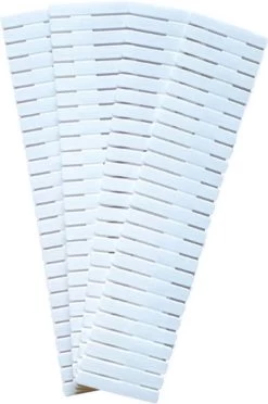 Merkloos Kunststof Ladeverdeler - Lade Organizer - Set Van 4 Stuks - Voor Kleding/Keuken/Bureau/Make-Up - Op Maat Te Knippen - 37x7CM - Wit -Cosmeticawinkel 797x1200 4