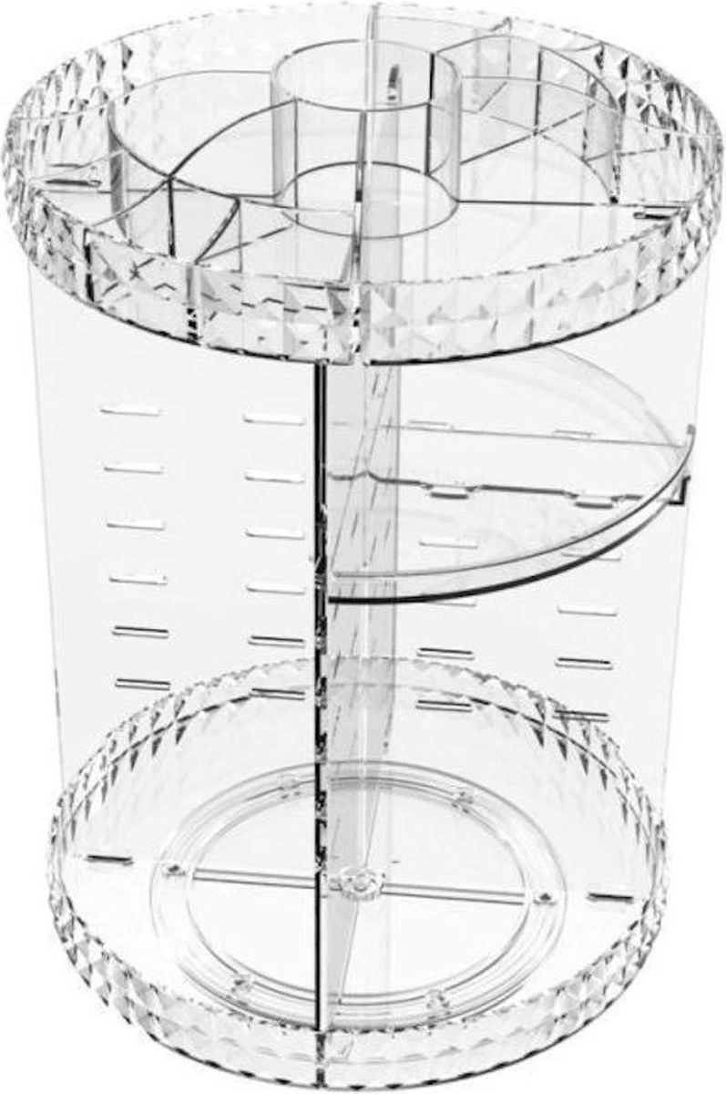 Merkloos Decopatent® Make Up Organizer - 360 Graden Draaibaar - Staande Makeup Organizer Transparant - Cosmetica - Lippenstift - Nagellak - Brushes - Kwasten - Oorbellen Etc 12 Merkloos Decopatent® Make Up Organizer - 360 Graden Draaibaar - Staande Makeup Organizer Transparant - Cosmetica - Lippenstift - Nagellak - Brushes - Kwasten - Oorbellen Etc - Afbeelding 10