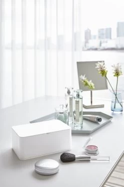 Yamazaki Bakje Voor Vochtige Doekjes - Wit - Met Deksel -Cosmeticawinkel 800x1200 27