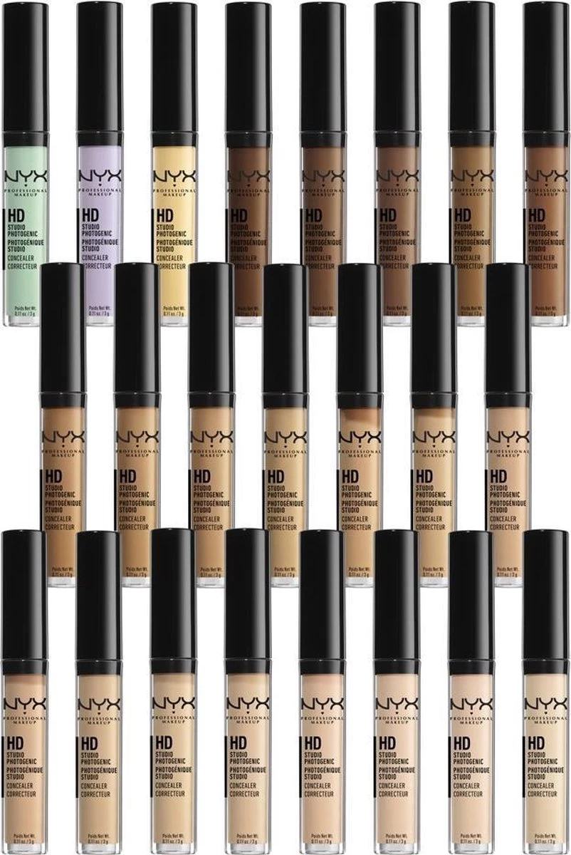 NYX Professional Makeup HD Photogenic Concealer Wand - Fair CW02 - Concealer - 3 Gr 7 NYX Professional Makeup HD Photogenic Concealer Wand - Fair CW02 - Concealer - 3 Gr - Afbeelding 5