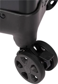 Kapper Koffer| Nagel | Visagist | Make-up | Cosmetica | Schminken | Trolley Stevig En Gemaakt Van Aluminium | 3 Delig | 8 Wielen | Bedekt Met Mooie Zilver Strips -Cosmeticawinkel 828x1200 3