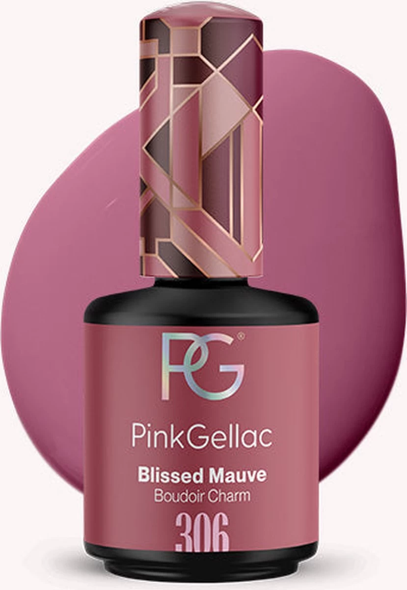 Pink Gellac - Blissed Mauve - Gellak - Paars -15 Ml 3 Pink Gellac - Blissed Mauve - Gellak - Paars -15 Ml