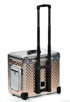 Pedicure Koffer/trolley - Professional Pedicure Case - Rose Gold Disco