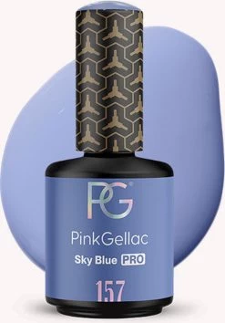 Pink Gellac - Sky Blue - Gellak - Vegan - Blauw - Glanzend - 15ml -Cosmeticawinkel 837x1200