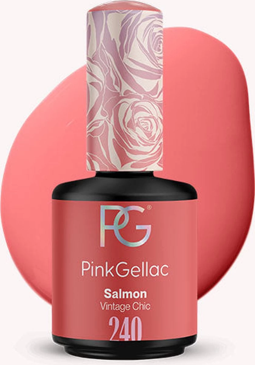 Pink Gellac - Salmon - Gellak - Oranje - 15 Ml 3 Pink Gellac - Salmon - Gellak - Oranje - 15 Ml
