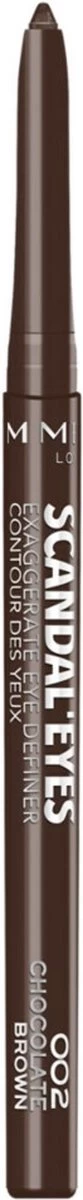 Rimmel London Exaggerate Full Colour Eye Definer Oogpotlood - 002 Chocolate 7 Rimmel London Exaggerate Full Colour Eye Definer Oogpotlood - 002 Chocolate - Afbeelding 5