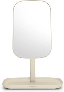 Brabantia ReNew Make-up Spiegel - Met Accessoireschaal - Soft Beige