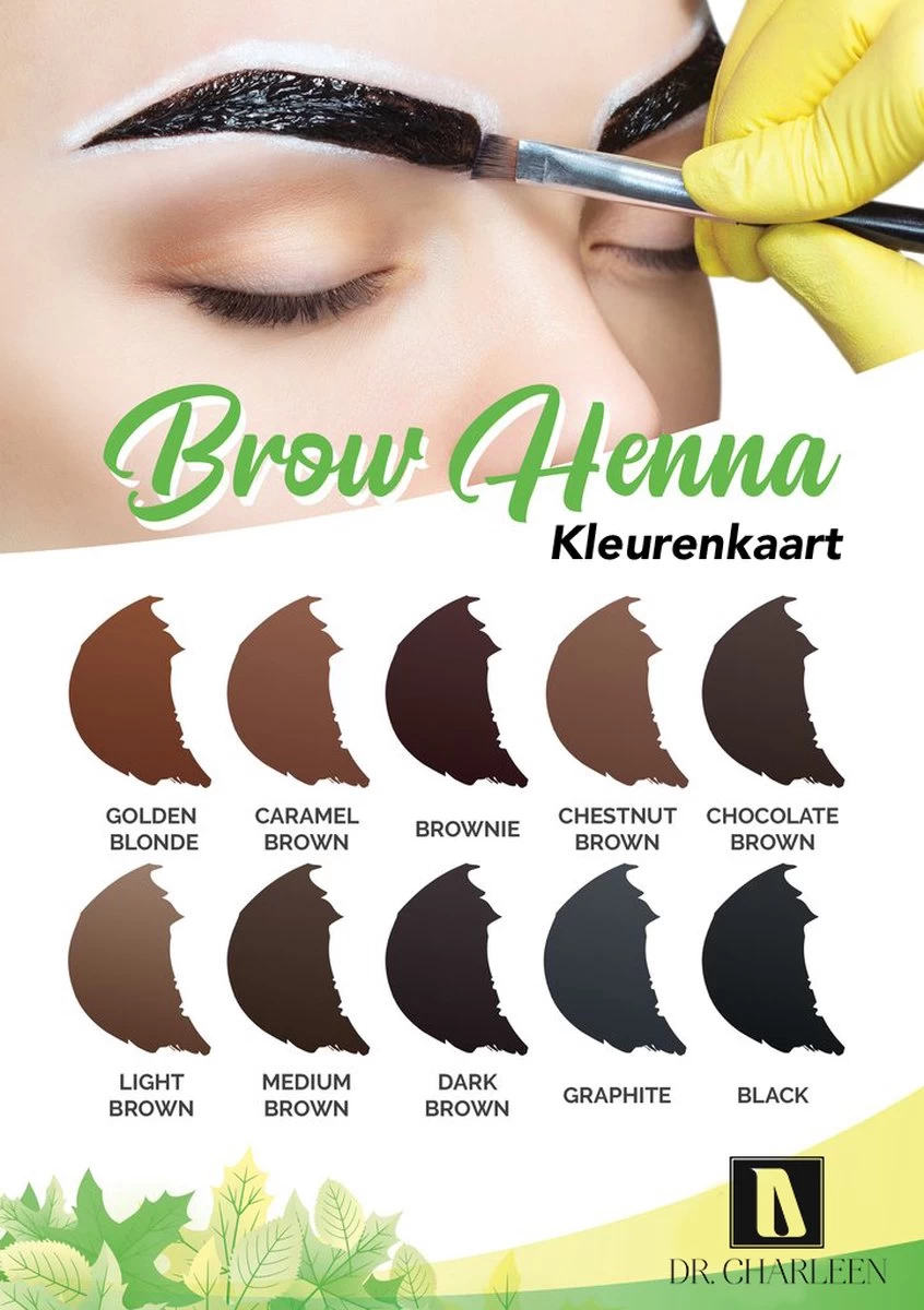 Impression Henna Wenkbrauwverf | Chocolade Bruin | Chocolate Brown | Chocolat Brun | Brow Henna | Goed Voor Meer Dan 20 Behandelingen 7 Impression Henna Wenkbrauwverf | Chocolade Bruin | Chocolate Brown | Chocolat Brun | Brow Henna | Goed Voor Meer Dan 20 Behandelingen - Afbeelding 5