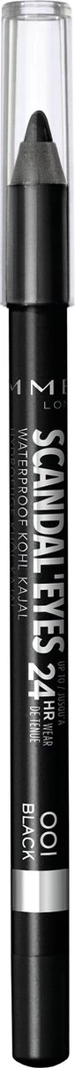 Rimmel London Scandal'Eyes Waterproof Kohl Oogpotlood - Black 7 Rimmel London Scandal'Eyes Waterproof Kohl Oogpotlood - Black - Afbeelding 5