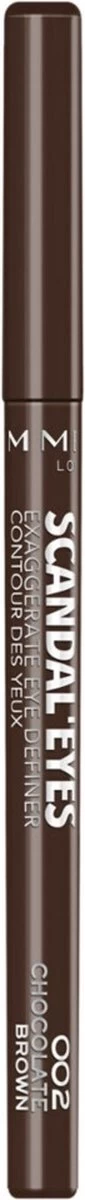 Rimmel London Exaggerate Full Colour Eye Definer Oogpotlood - 002 Chocolate 3 Rimmel London Exaggerate Full Colour Eye Definer Oogpotlood - 002 Chocolate