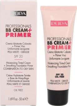 Pupa BB Cream + Primer For Combination To Oily Skin - 002 Sand -Cosmeticawinkel 874x1200 1
