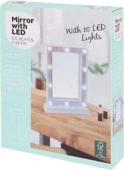 Make-up Spiegel Met Verlichting - Spiegel Met Led Verlichting - Led Lamp - Spiegel - Make-up Spiegel - Led Licht - Spiegel -Cosmeticawinkel 875x1200 4
