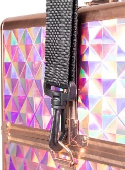 Koffer Groot Holo/Golden Rose XXL Met Opbergvakken -Cosmeticawinkel 883x1200 1