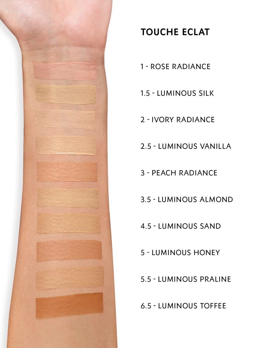 Yves Saint Laurent Touche Éclat Concealer - 2.5 Luminous Vanilla - Concealer - 2,5 Ml 11 Yves Saint Laurent Touche Éclat Concealer - 2.5 Luminous Vanilla - Concealer - 2,5 Ml - Afbeelding 9