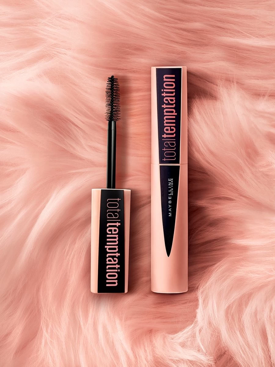Maybelline Total Temptation Mascara - Zwart 8 Maybelline Total Temptation Mascara - Zwart - Afbeelding 6