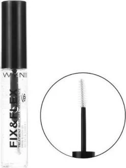Wynie - Mascara Voor Wimpers En Wenkbrauwen - Fix & Flex - Transparant - 1 Flesje Met 8 Ml. Inhoud