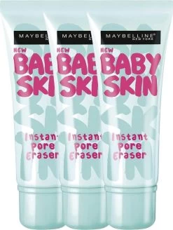 Maybelline Babyskin Pore Eraser Primer - Transparant - 3 Stuks - Voordeelverpakking -Cosmeticawinkel 905x1200 4