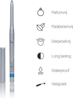 Blèzi® Automatic Eye Pencil 30 Brilliant Blue - Oogpotlood Waterproof - Blauw Felblauw -Cosmeticawinkel 905x1200 6