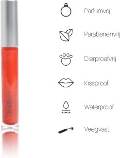 Blèzi® Lip Fix 45 Breezy Red - Lipstick - Lippenstift Langhoudend - Rood Oranje -Cosmeticawinkel 916x1200 1