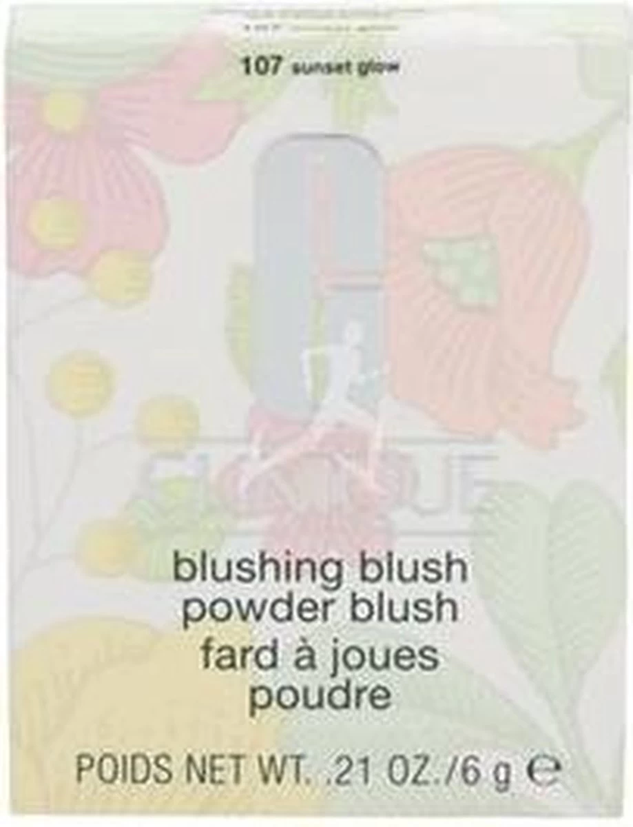 Clinique Blushing Blush Powder Blush - 107 Sunset Glow 13 Clinique Blushing Blush Powder Blush - 107 Sunset Glow - Afbeelding 11