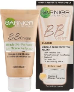 Garnier SkinActive - BB Cream Classic Light 5-in-1 Dagverzorging - 50ml - Getinte Dagcrème -Cosmeticawinkel 969x1200 2