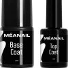 MEANAIL - Gellak - Base Coat 10ml - Top Coat 15ml - Gelnagellak -Cosmeticawinkel 987x1200